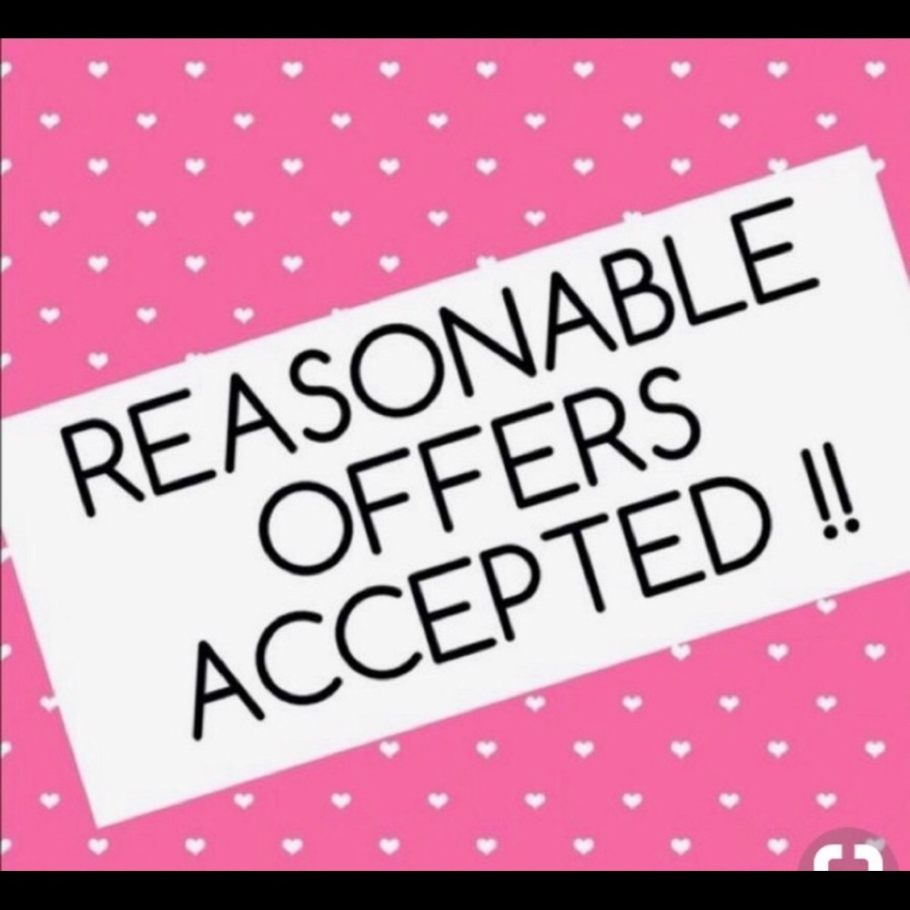 Reasonable offers excepted